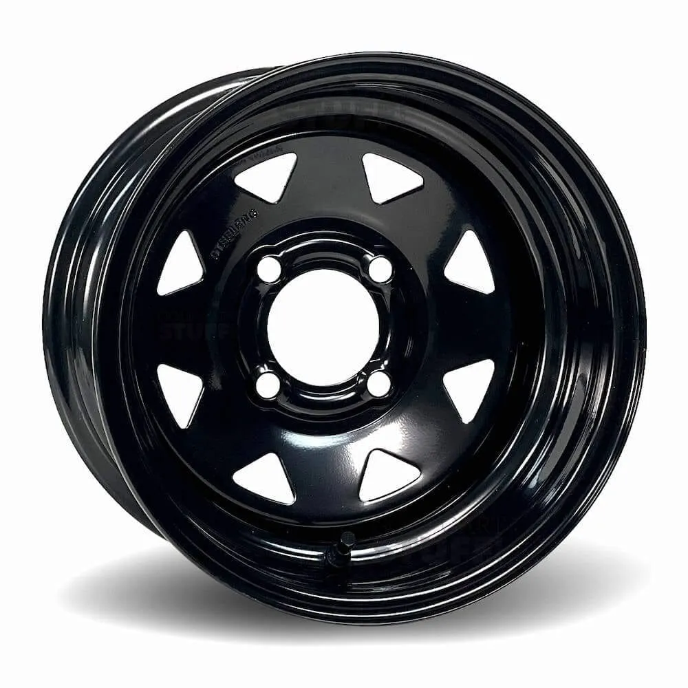 12" Golf Cart Wheels and 25x10-12 Kenda Terra Trac K502 Off Road Golf Cart Tires Combo - Set of 4 (Choose your wheel!)