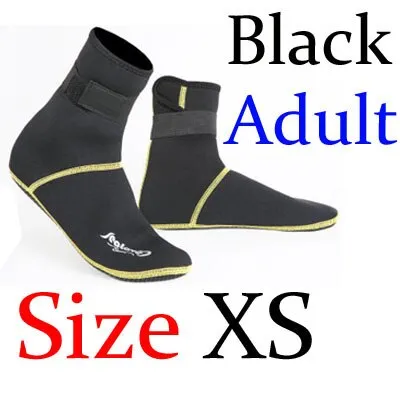 3mm Neoprene Snorkeling Shoes Scuba Diving Socks Beach Boots Wetsuit Prevent Scratches Warming Non-slip Winter Swimming Seaside