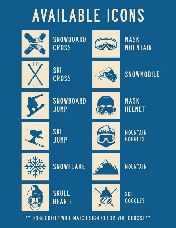 A-Basin Ski Trail Metal Sign