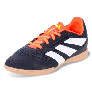 adidas Jr. Predator Club Sala Indoor Soccer Shoes (Core Black/White/Orange)