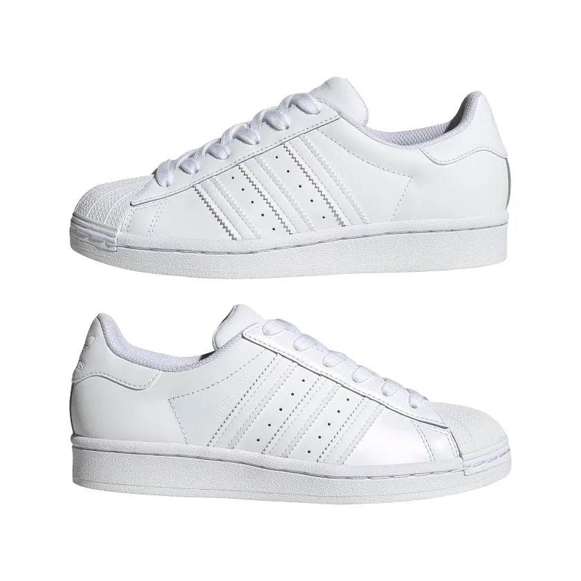 Adidas Originals scarpa sneakers da ragazzo Superstar EF5399 bianco