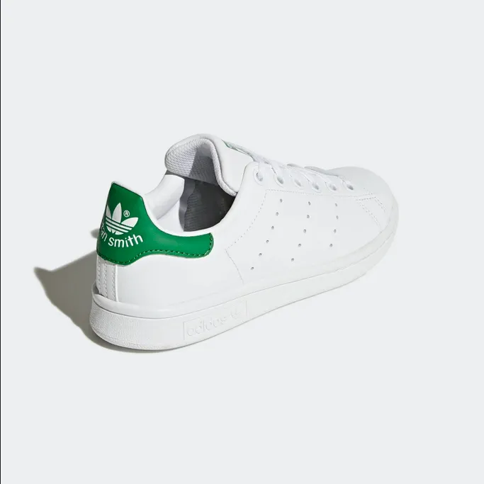 Adidas Originals scarpa sneakers junior unisex Stan Smith M20605 bianco verde