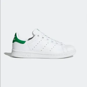 Adidas Originals scarpa sneakers junior unisex Stan Smith M20605 bianco verde