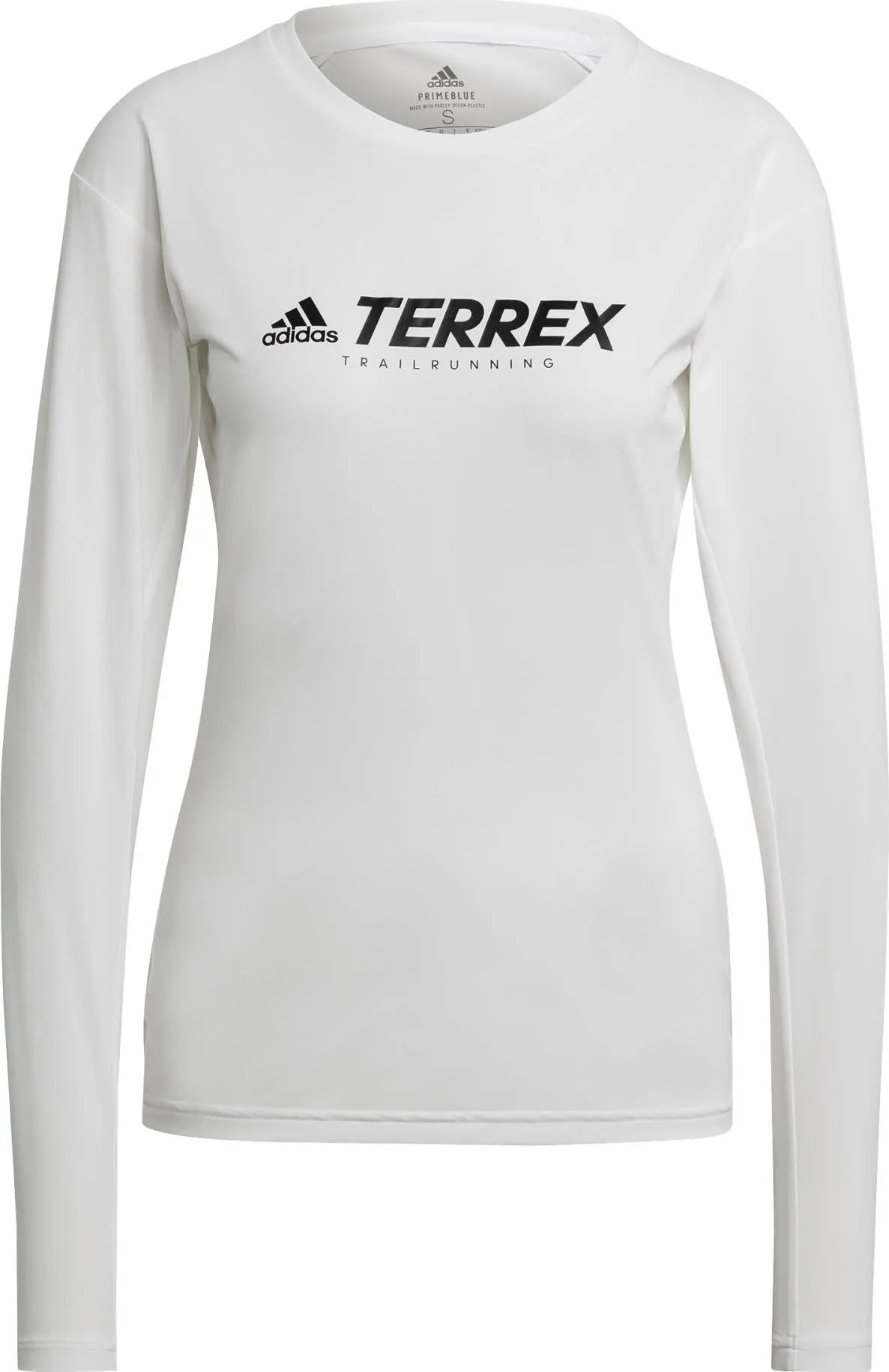 Adidas Women&#x27;s Terrex Primeblue Trail LS Top White | Buy Adidas Women&#x27;s Terrex Primeblue Trail LS Top White here | Outnorth