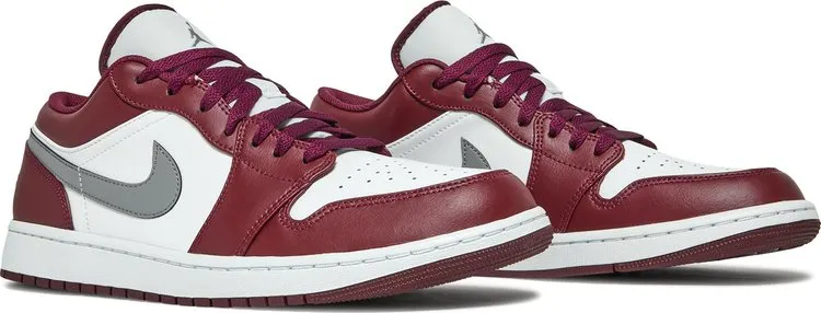 Air Jordan 1 Low Cherrywood Red, white