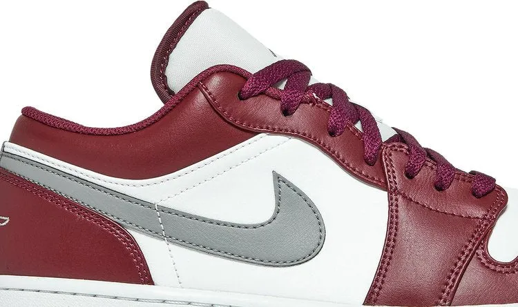 Air Jordan 1 Low Cherrywood Red, white