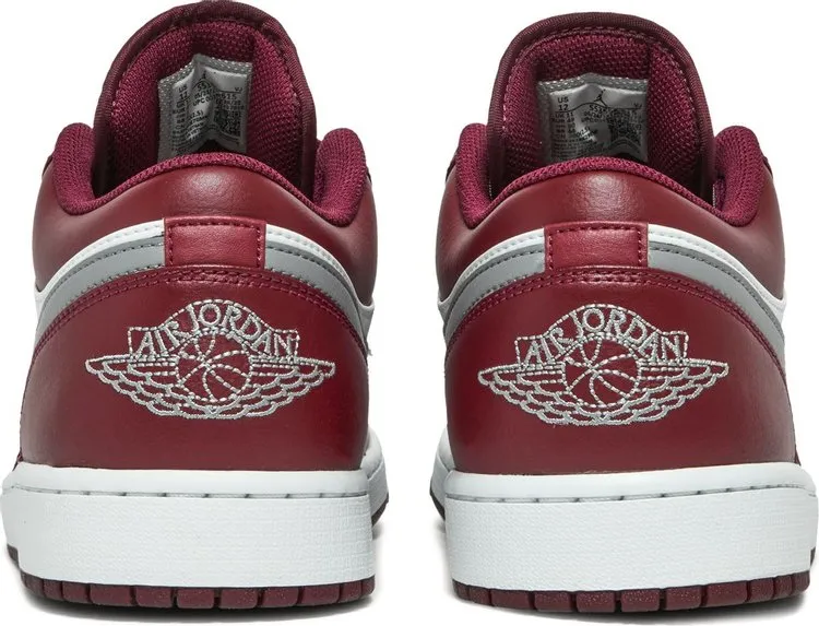 Air Jordan 1 Low Cherrywood Red, white