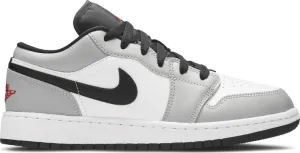 Air Jordan 1 Low GS Light, white-gray