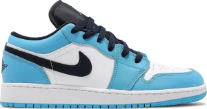 Air Jordan 1 Low GS UNC sneakers, white