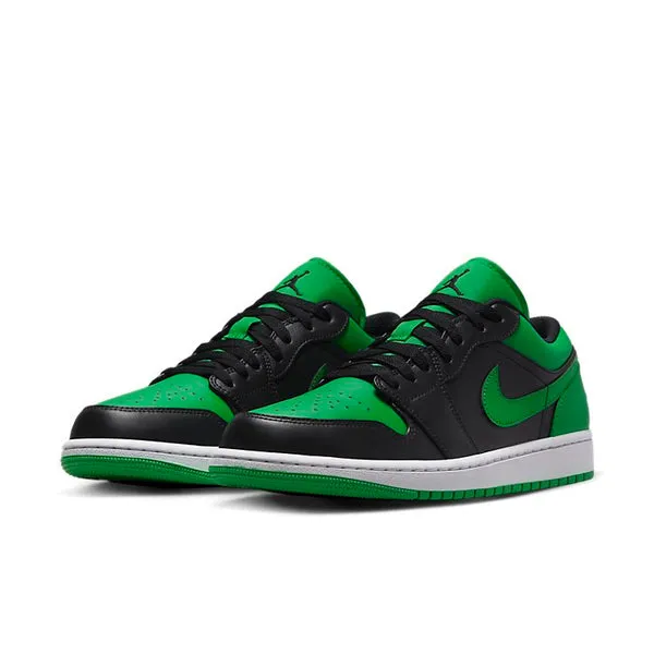 Air Jordan 1 Low 'Lucky Green', black