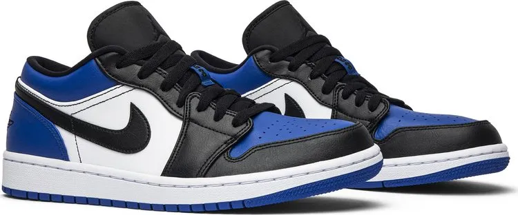 Air Jordan 1 Low Royal Toe Sneakers, Blue