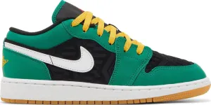 Air Jordan 1 Low SE GS Christmas sneakers, green