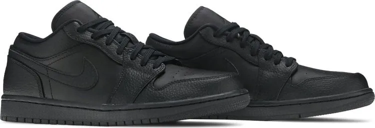 Air Jordan 1 Low Triple Black sneakers, black