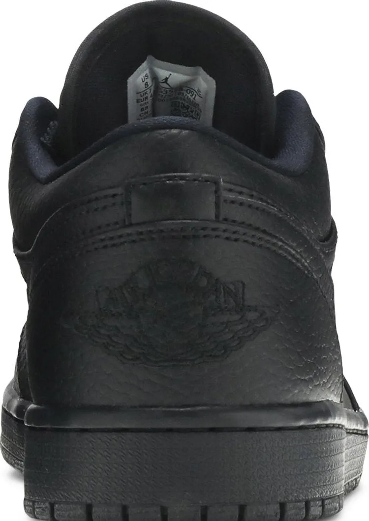 Air Jordan 1 Low Triple Black sneakers, black