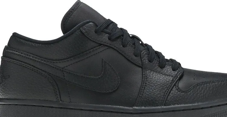 Air Jordan 1 Low Triple Black sneakers, black