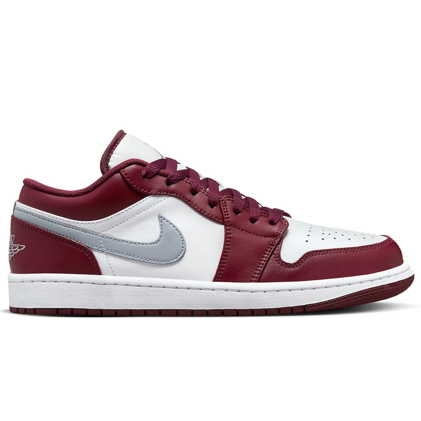 Air Jordan 1 Low White Bordeaux