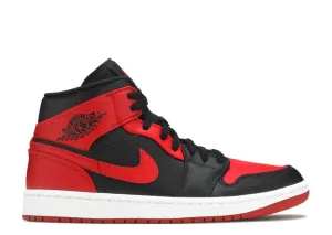 AIR JORDAN 1 MID 'BANNED' sneakers, black