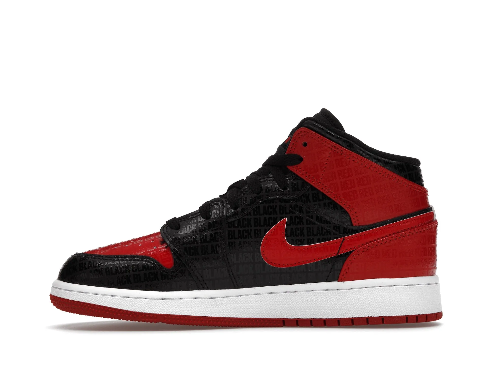 Air Jordan 1 Mid Bred Text (PS)