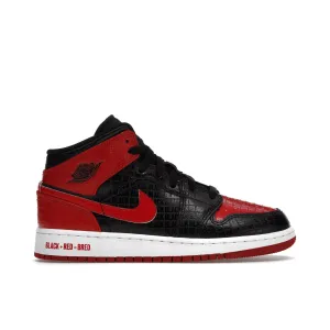 Air Jordan 1 Mid Bred Text (PS)