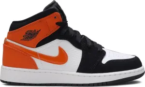 Air Jordan 1 Mid GS Shattered Backboard, black