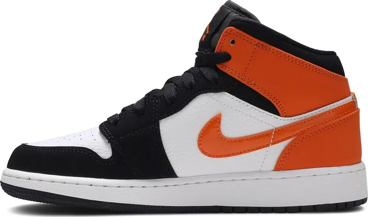 Air Jordan 1 Mid GS Shattered Backboard, black