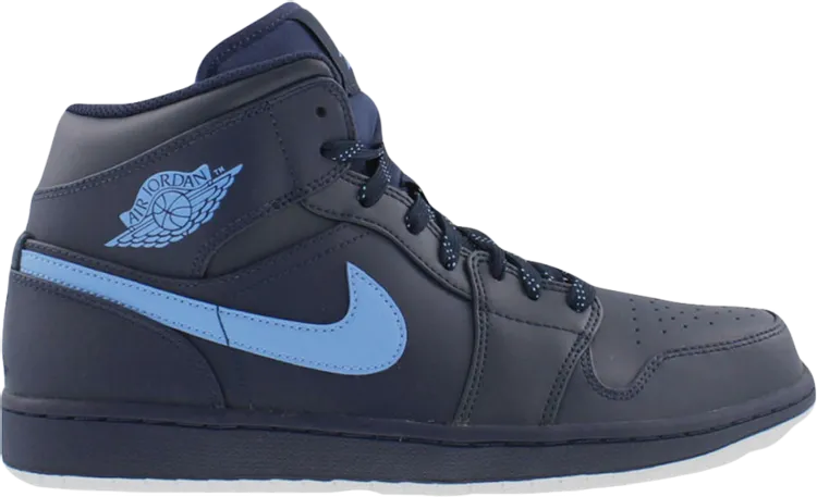 Air Jordan 1 Mid Obsidian sneakers, black