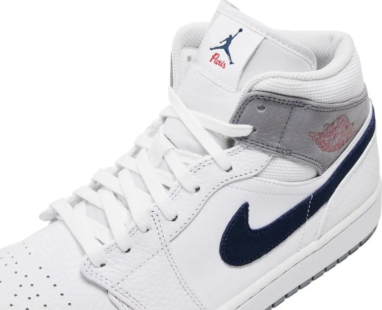 Air Jordan 1 Mid Paris sneakers, white