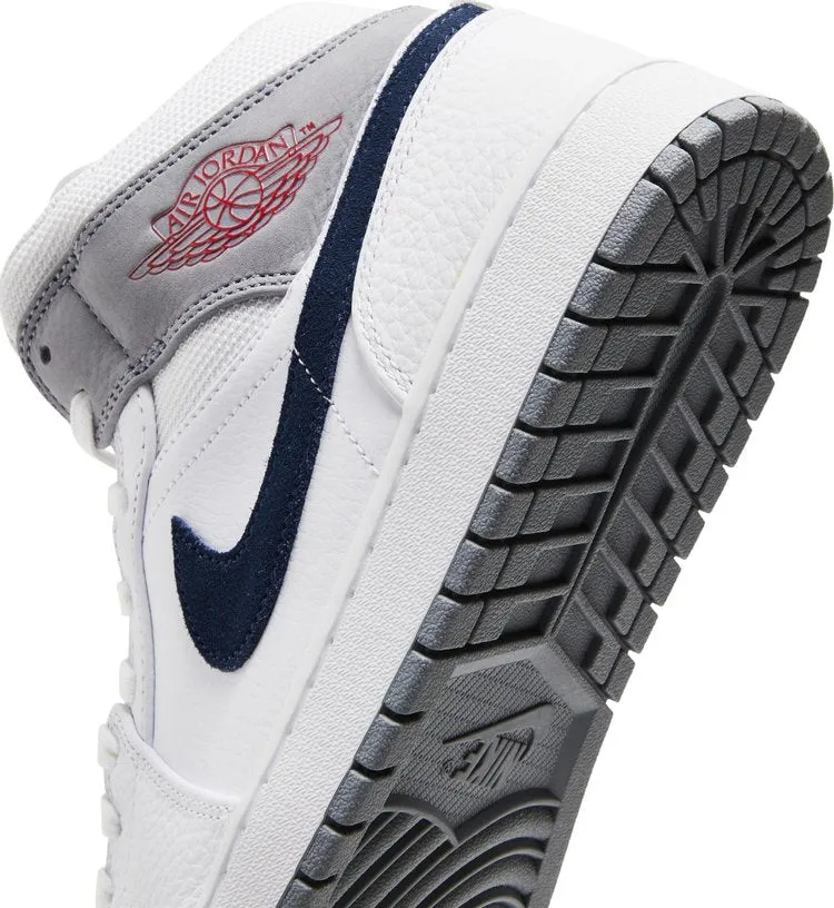 Air Jordan 1 Mid Paris sneakers, white