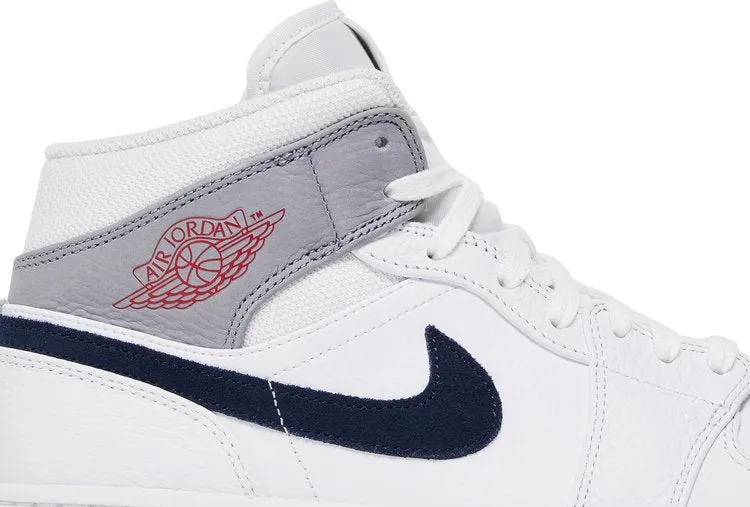 Air Jordan 1 Mid Paris sneakers, white