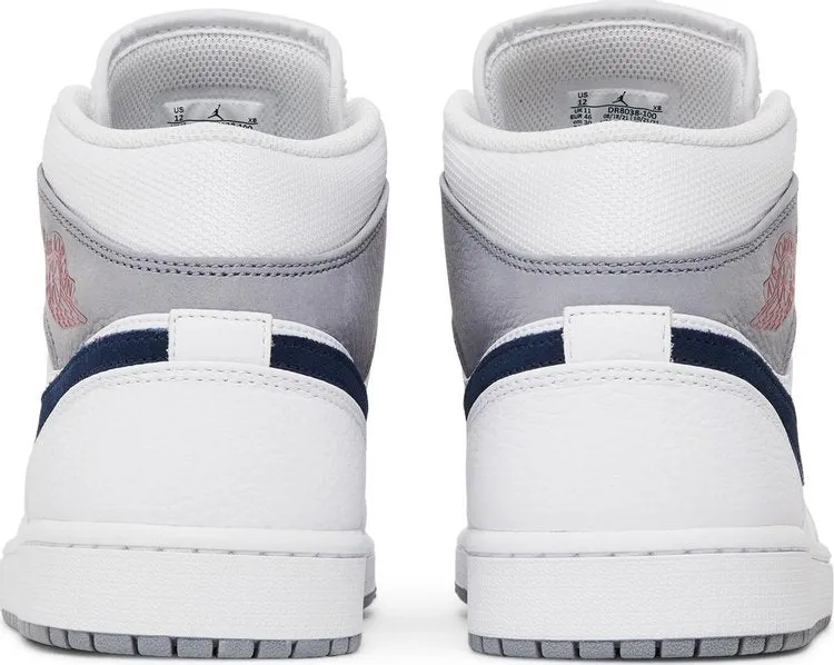 Air Jordan 1 Mid Paris sneakers, white