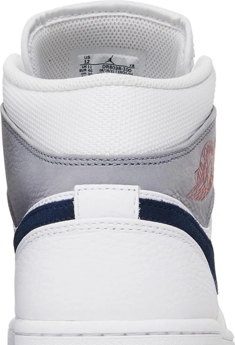 Air Jordan 1 Mid Paris sneakers, white