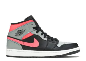 AIR JORDAN 1 MID 'PINK SHADOW' sneakers, black