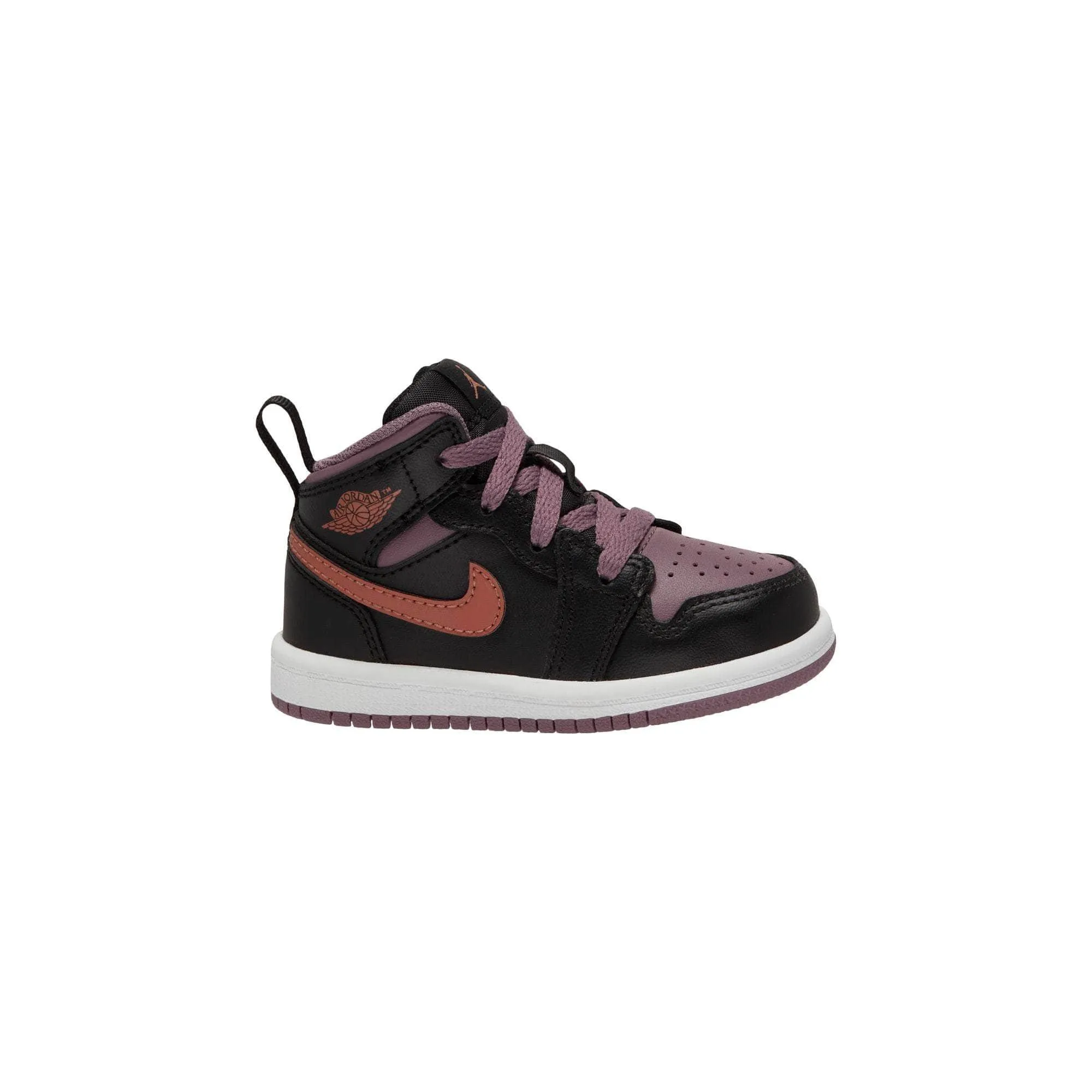 Air Jordan 1 Mid SE 'Black Sky J Mauve' - Toddler's