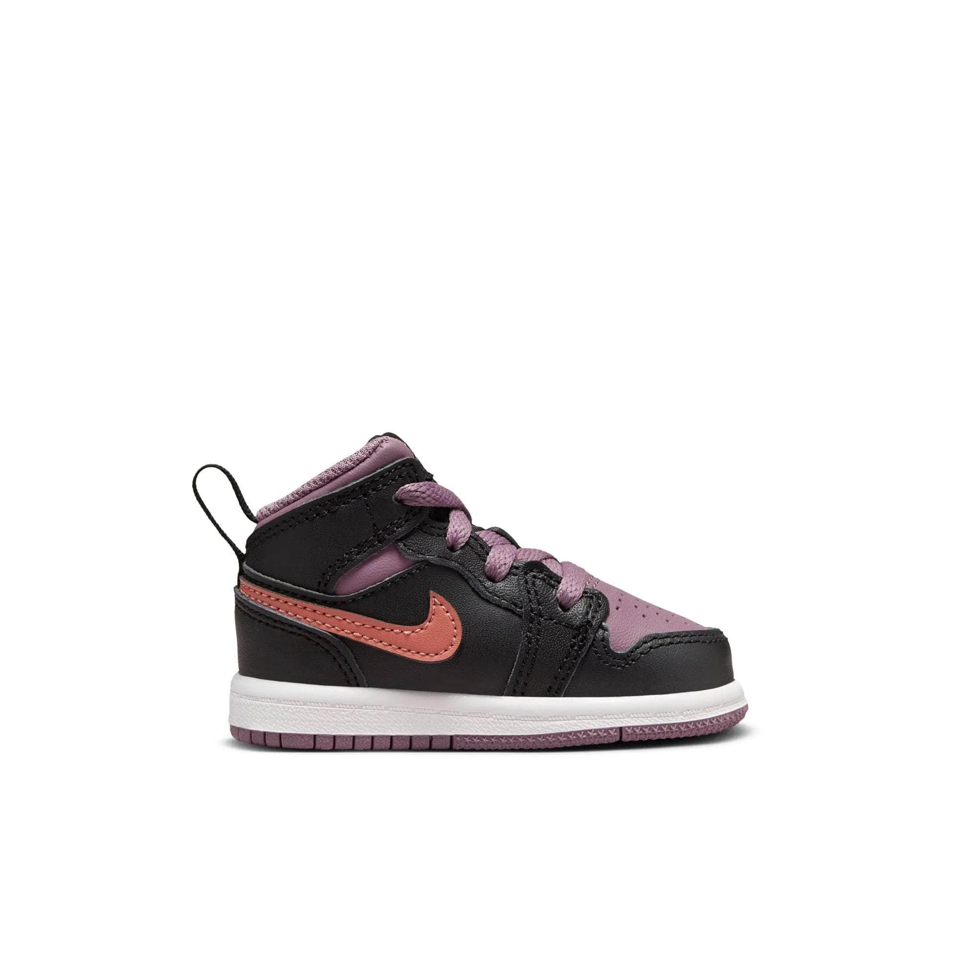 Air Jordan 1 Mid SE 'Black Sky J Mauve' - Toddler's