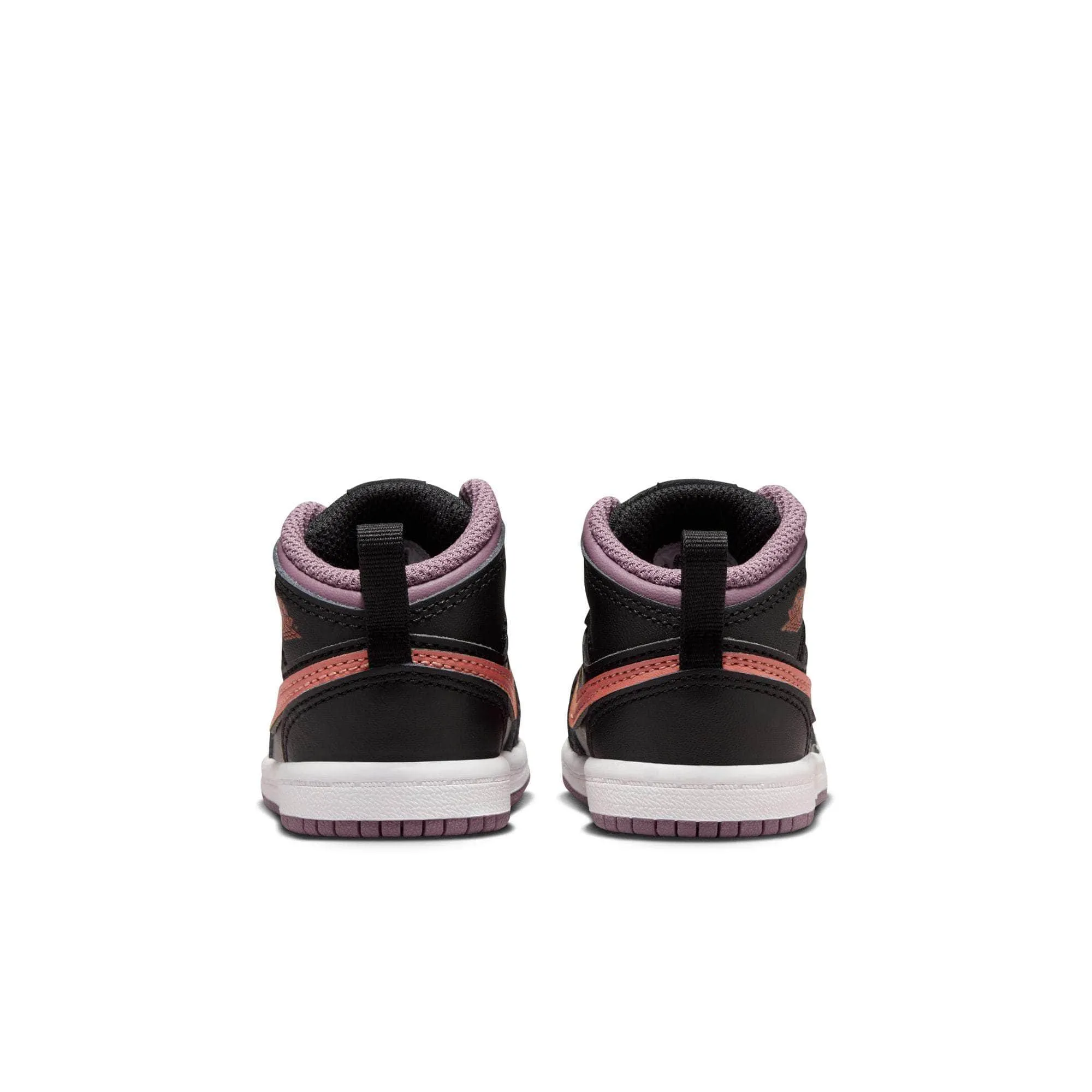 Air Jordan 1 Mid SE 'Black Sky J Mauve' - Toddler's