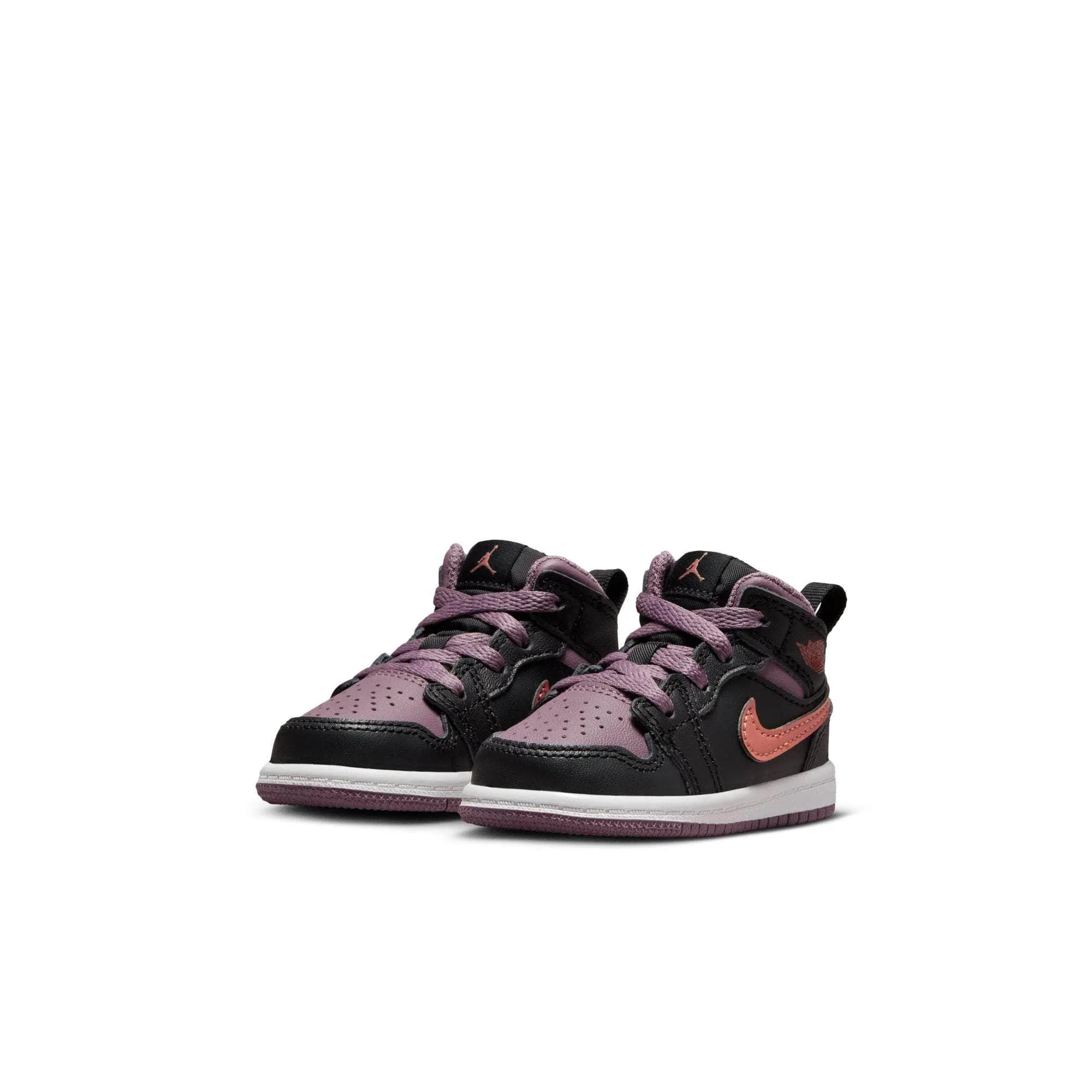 Air Jordan 1 Mid SE 'Black Sky J Mauve' - Toddler's