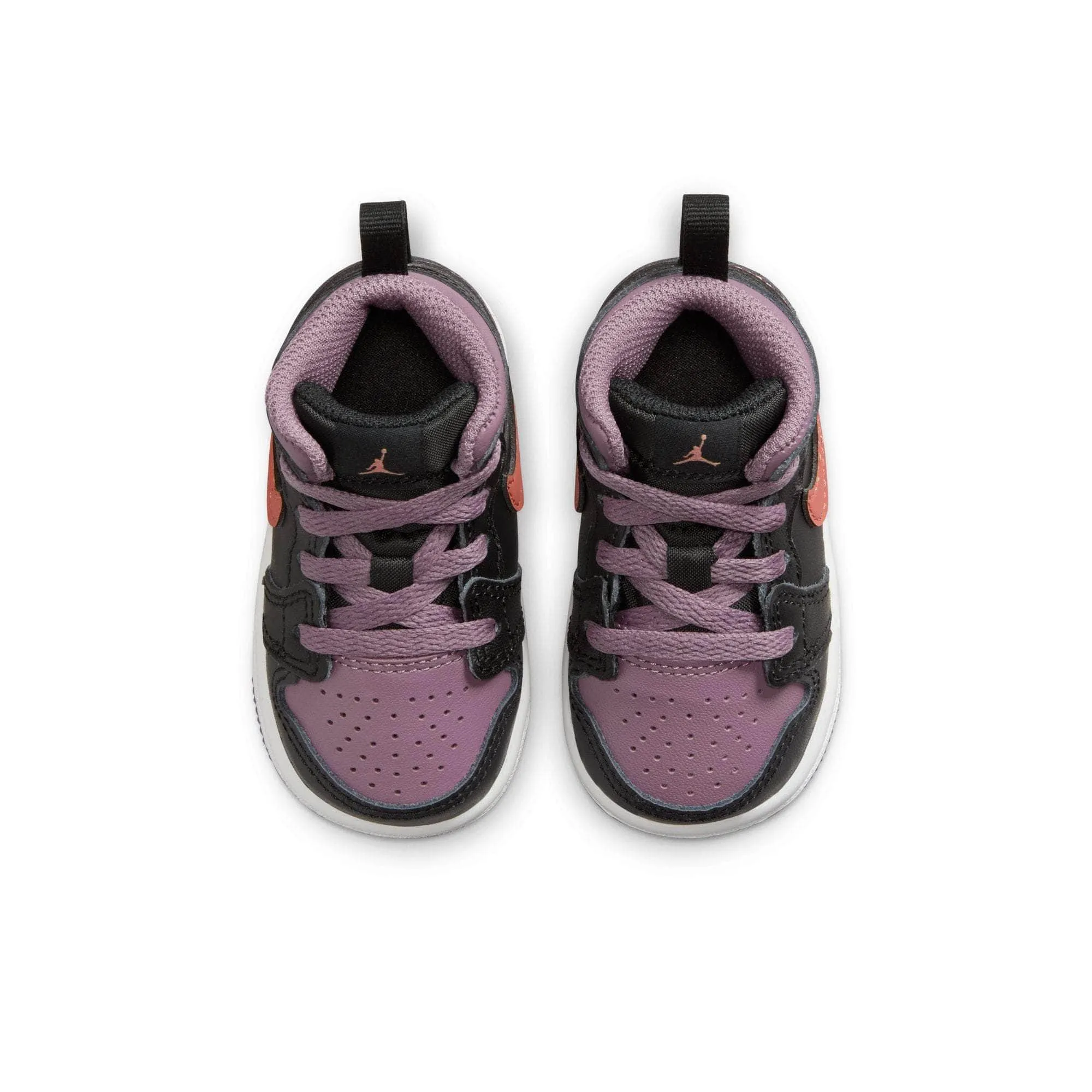 Air Jordan 1 Mid SE 'Black Sky J Mauve' - Toddler's