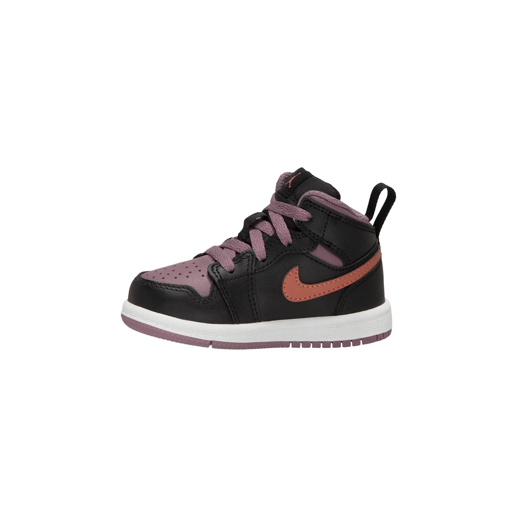 Air Jordan 1 Mid SE 'Black Sky J Mauve' - Toddler's