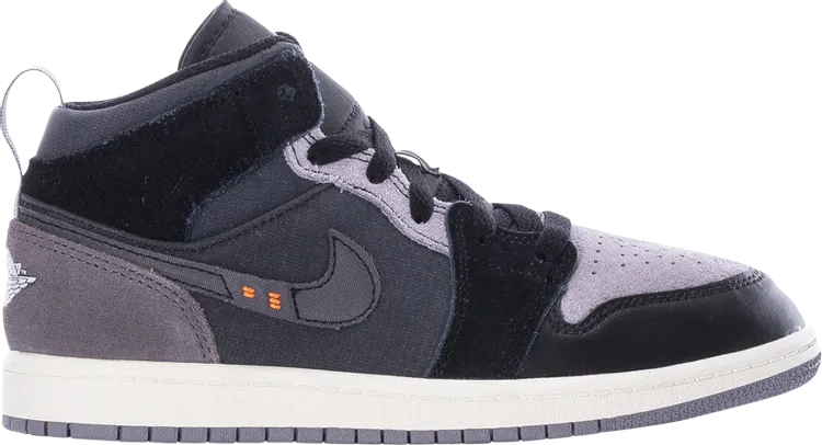 Air Jordan 1 Mid SE Craft PS Inside Out - Black