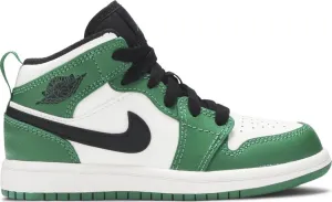 Air Jordan 1 Mid SE PS Pine Green