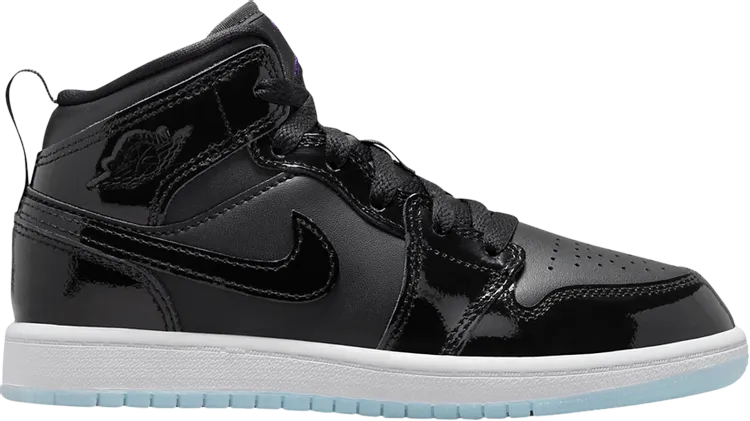 Air Jordan 1 Mid SE PS Space Jam sneakers, black