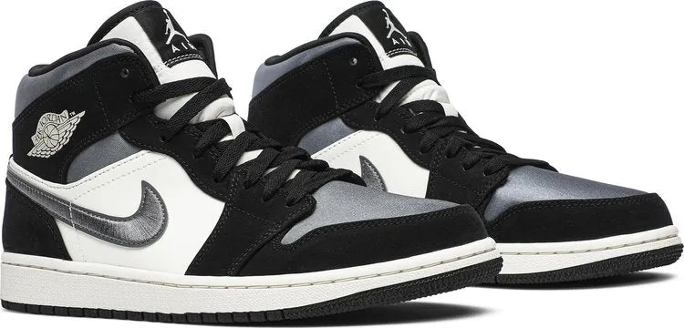 Air Jordan 1 Mid SE Satin Smoke Gray