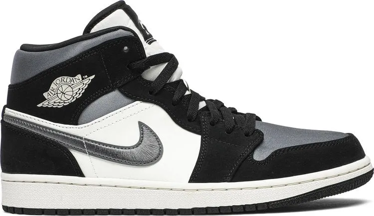 Air Jordan 1 Mid SE Satin Smoke Gray