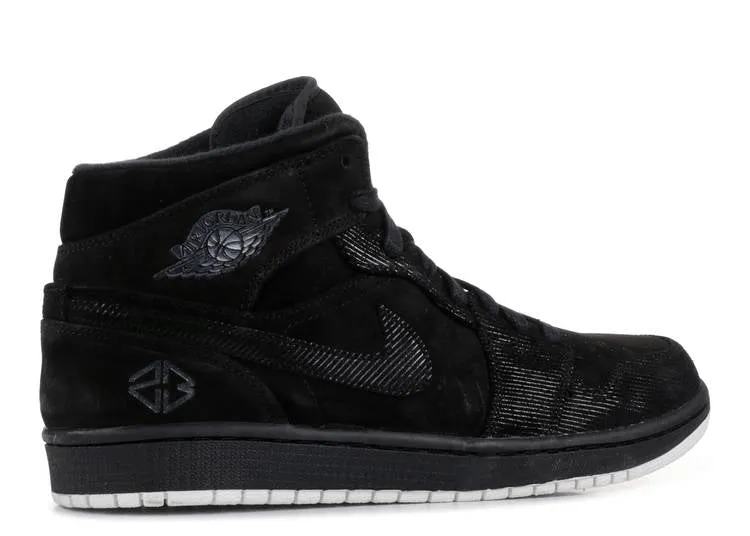 AIR JORDAN 1 MID 'SUIT AND SNEAKERS' sneakers, black