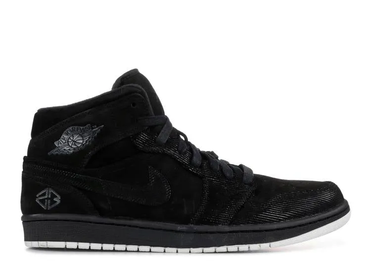 AIR JORDAN 1 MID 'SUIT AND SNEAKERS' sneakers, black