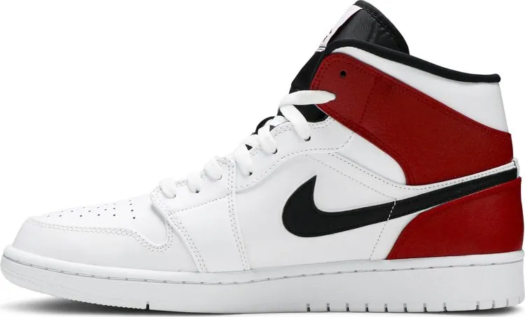 Air Jordan 1 Mid White Chicago sneakers, white