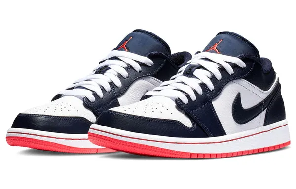 Air Jordan 1 Retro Low 'Obsidian Ember Glow' in obsidian/ember glow-white