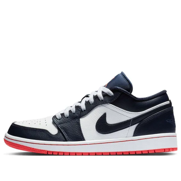 Air Jordan 1 Retro Low 'Obsidian Ember Glow' in obsidian/ember glow-white