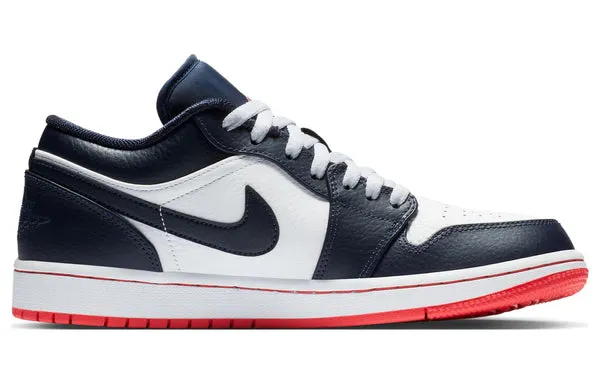 Air Jordan 1 Retro Low 'Obsidian Ember Glow' in obsidian/ember glow-white