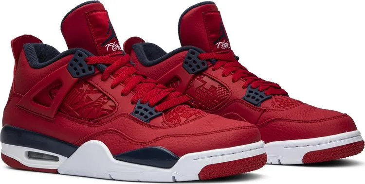 Air Jordan 4 Retro FIBA Sneakers, Red